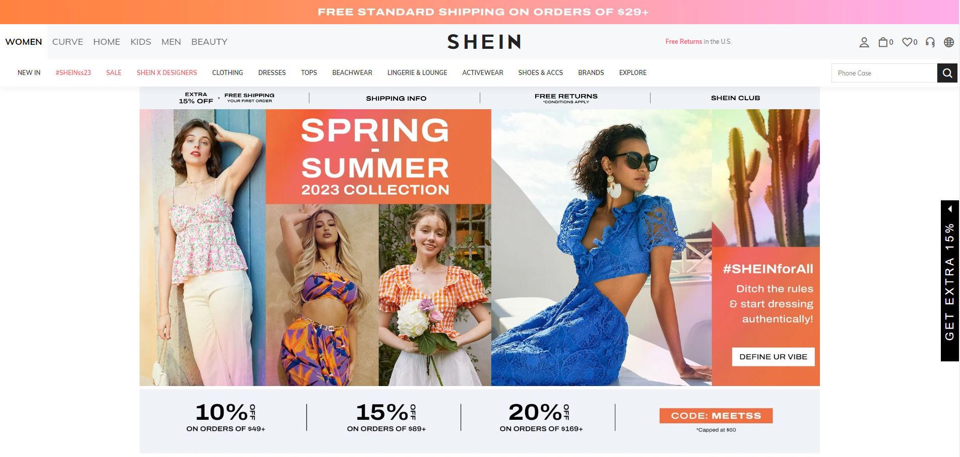 Shein Coupon Code 50 Off And Best Discount Deals